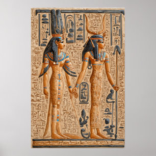 Oude Egypte,Faraonische Koningin Hatsjepsoet Poster