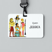 Oude Egypte Farao's Weelderige versiering Naamplaatje