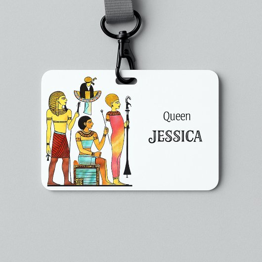 Oude Egypte Farao's Weelderige versiering Naamplaatje