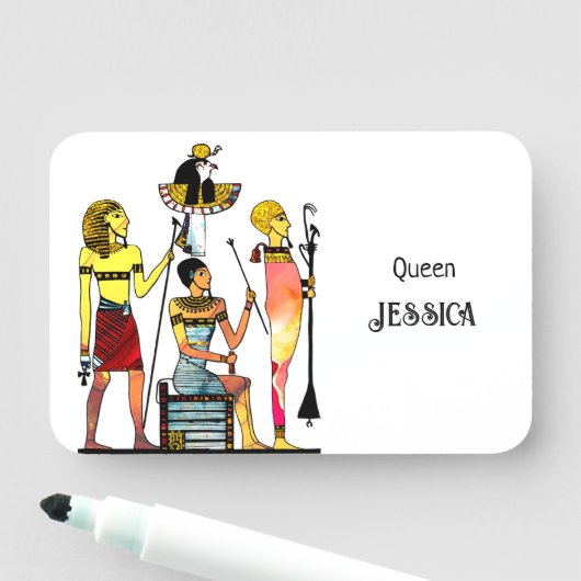 Oude Egypte Farao's Weelderige versiering Naamplaatje (In situ)