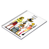 Oude Egypte Farao's Weelderige versiering Notitieboek (Linkerzijde)