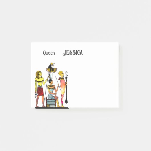 Oude Egypte Farao's Weelderige versiering Post-it® Notes (Voorkant)