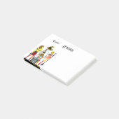 Oude Egypte Farao's Weelderige versiering Post-it® Notes (Schuin)