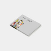 Oude Egypte Farao's Weelderige versiering Post-it® Notes (Schuin)