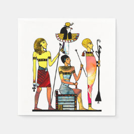 Oude Egypte Farao's Weelderige versiering Servet