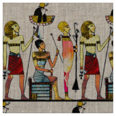 Oude Egypte Farao's Weelderige versiering Stof (Close Up)
