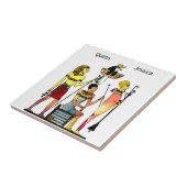 Oude Egypte Farao's Weelderige versiering Tegeltje (Zijkant)