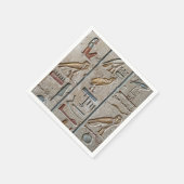 Oude Egypte gegraveerd unieke hiërogliefen gesnede Servet (Hoek)