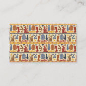 Oude Egypte Geschiedenis Tutor Travel Visitekaartje (Achterkant)