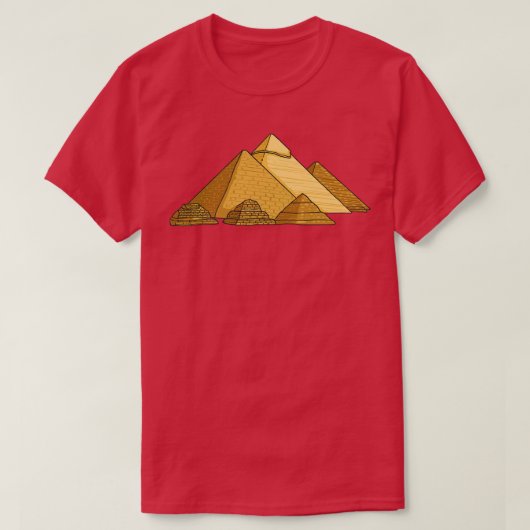 Oude Egypte - Grote piramidengeschiedenis - pirami T-shirt (Design voorkant)