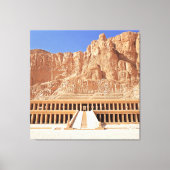 Oude Egypte Hatshepsut Deir Bahri tempel Luxor Canvas Afdruk (Voorkant)