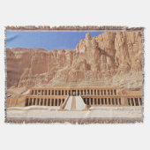 Oude Egypte Hatshepsut Deir Bahri tempel Luxor Deken (Voorkant)