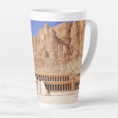Oude Egypte Hatshepsut Deir Bahri tempel Luxor Latte Mok (Rechterhoek)