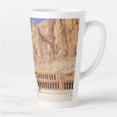 Oude Egypte Hatshepsut Deir Bahri tempel Luxor Latte Mok (Rechts)