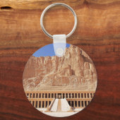Oude Egypte Hatshepsut Deir Bahri tempel Luxor Sleutelhanger (Achterkant)