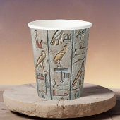 Oude Egypte Hiërogliefisch gegraveerd uniek gesche Papieren Bekers