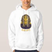 Oude Egypte Koning Toetanchamon Historische Hoodie (Voorkant)