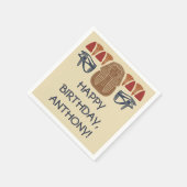 Oude Egypte Koning Tut Theme Custom Party Servet (Hoek)