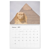 Oude Egypte met piramides, Sfinxtempels Kalender (Feb 2027)