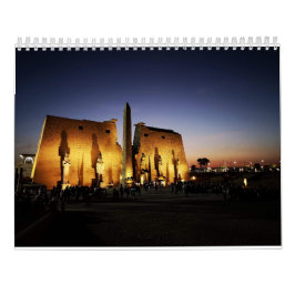 Oude Egypte met piramides, Sfinxtempels Kalender