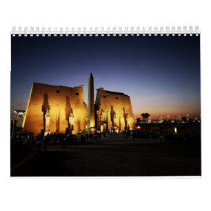 Oude Egypte met piramides, Sfinxtempels Kalender