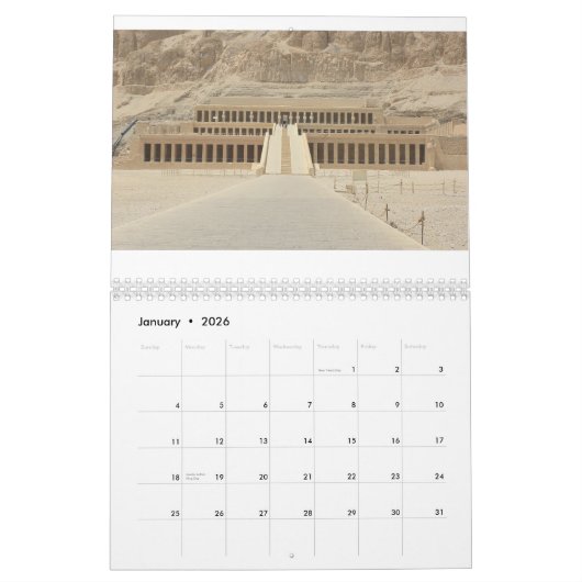 Oude Egypte met piramides, Sfinxtempels Kalender (Jan 2026)
