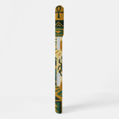 Oude Egypte Mystique Patchwork Papyrus iPhone Hoesje (Rechterkant)