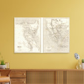 Oude Egypte, oude Griekenland Canvas Afdruk (Insitu (Woonkamer))