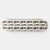 Oude Egypte Piramide Anubis Patroon Ontwerp Persoonlijk Skateboard (Horizontaal)