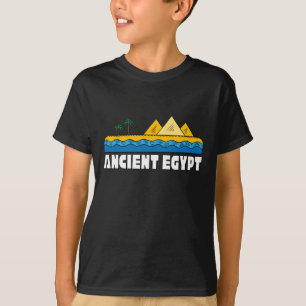 Oude Egypte T-Shirt, T-shirt Pyramids