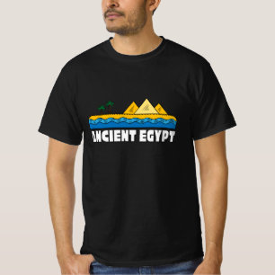 Oude Egypte T-Shirt, T-shirt Pyramids