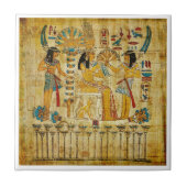 Oude Egypte Tapestry Scroll Heirogliphics Tegeltje (Voorkant)