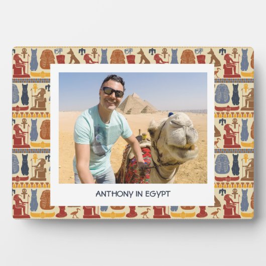 Oude Egypte thema aangepaste foto Fotoplaat (voorkant)