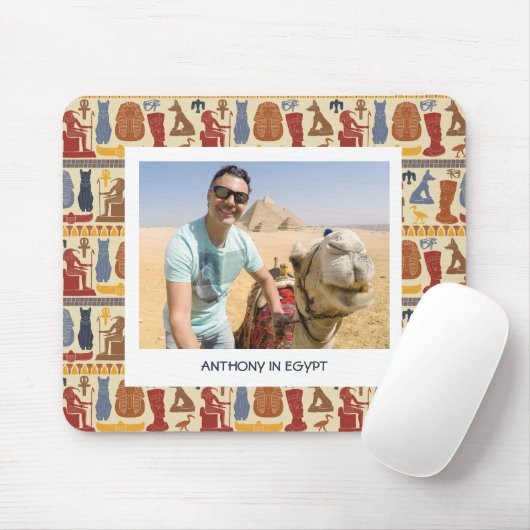 Oude Egypte thema aangepaste foto Muismat (Met muis)