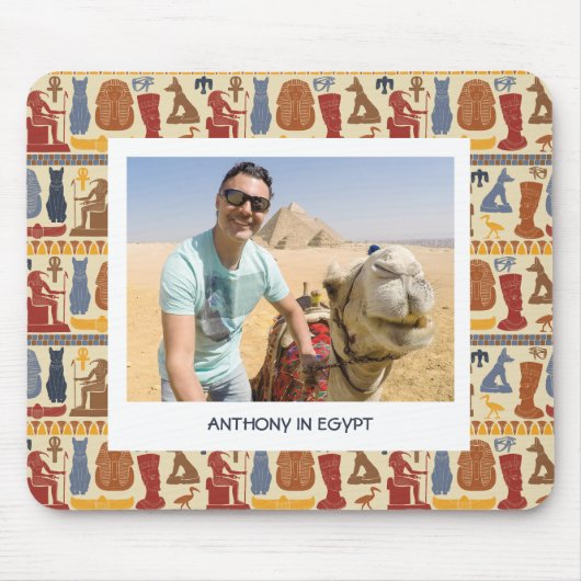 Oude Egypte thema aangepaste foto Muismat (Voorkant)