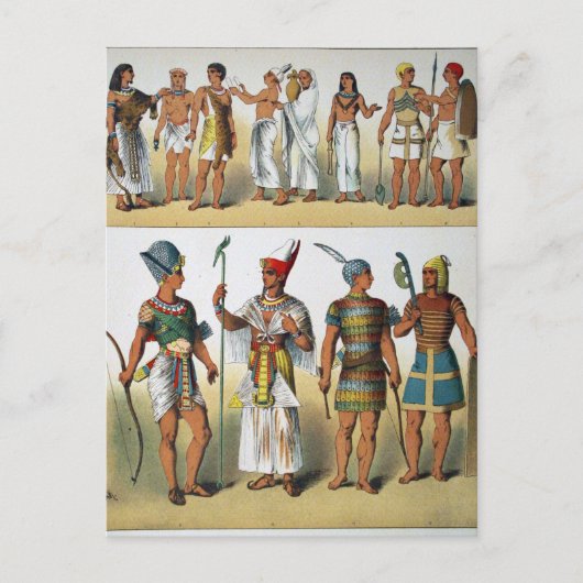 Oude Egyptenaar Briefkaart (Voorkant)