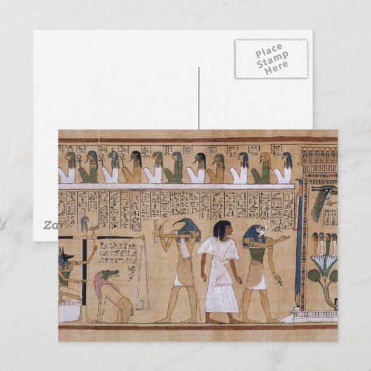 Oude Egyptenaar Briefkaart (Voorkant / Achterkant)