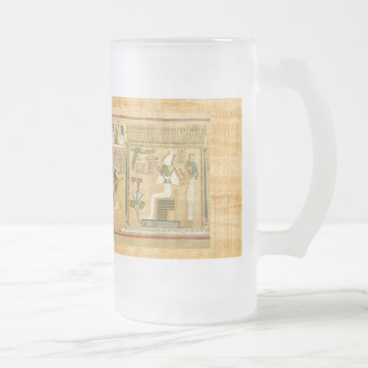 Oude Egyptenaar Matglas Bierpul (Rechts)