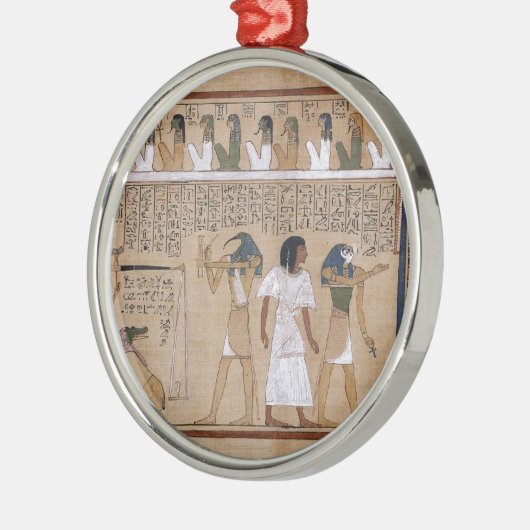 Oude Egyptenaar Metalen Ornament (Links)
