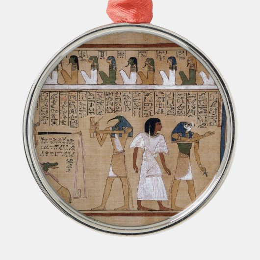 Oude Egyptenaar Metalen Ornament (Voorkant)