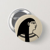 Oude Egyptenaar Ronde Button 5,7 Cm (Voorkant /achterkant)