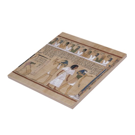 Oude Egyptenaar Tegeltje (Zijkant)