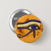 Oude Egyptenaar The Eye of Horus Ronde Button 5,7 Cm (Voorkant /achterkant)