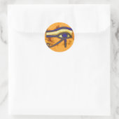Oude Egyptenaar The Eye of Horus Ronde Sticker (Tas)