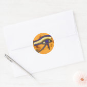 Oude Egyptenaar The Eye of Horus Ronde Sticker (Envelop)