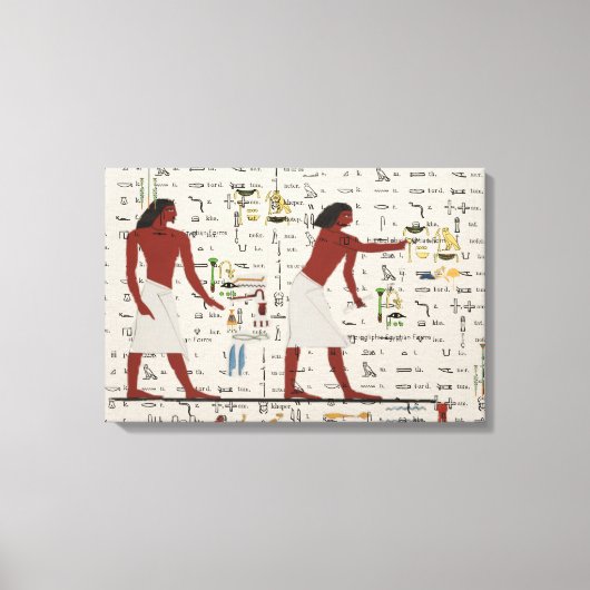 Oude Egyptenaren Canvas Afdruk (Voorkant)
