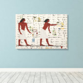 Oude Egyptenaren Canvas Afdruk (Insitu (Houten vloer))