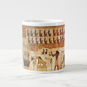 Oude Egyptenaren Dood Gericht Maat Godin Grote Koffiekop