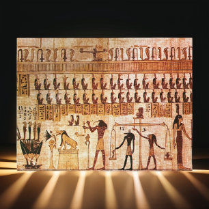 Oude Egyptenaren Doodhof Maat Godin Briefkaart