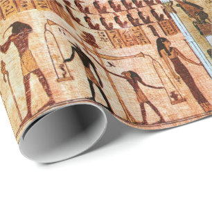 Oude Egyptenaren Doodhof Maat Godin Cadeaupapier
